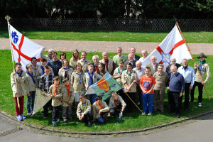 pfadfinder st. georg treffen mit freunden und foerderern